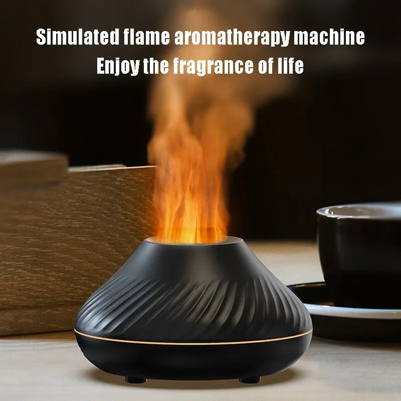 Flame Aromatherapy Humidifier Nordic Desktop Home Style Atmosphere