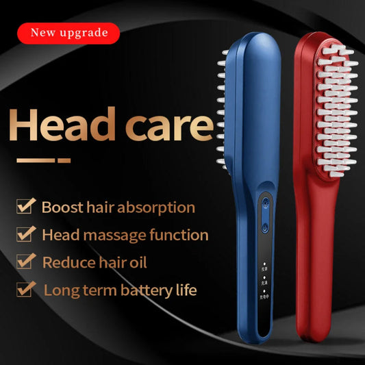 LED Light Red Phototherapy Massage Vibration Comb Electric Hair Growth