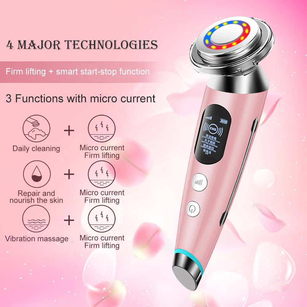 Facial Cleanser Face Lift Device Microcurrent Skin Rejuvenation Facial